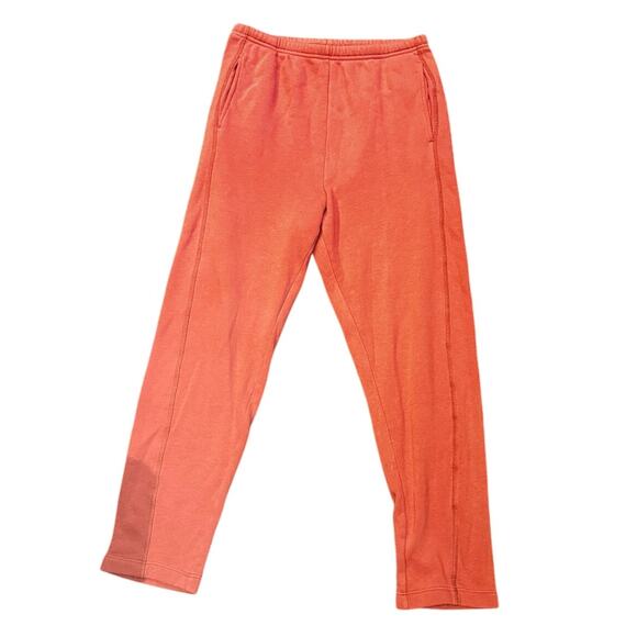 Xírena Cozy Fleece Sweatpants Pink Clay Color in Medium Made in USA - Picture 1 of 5
